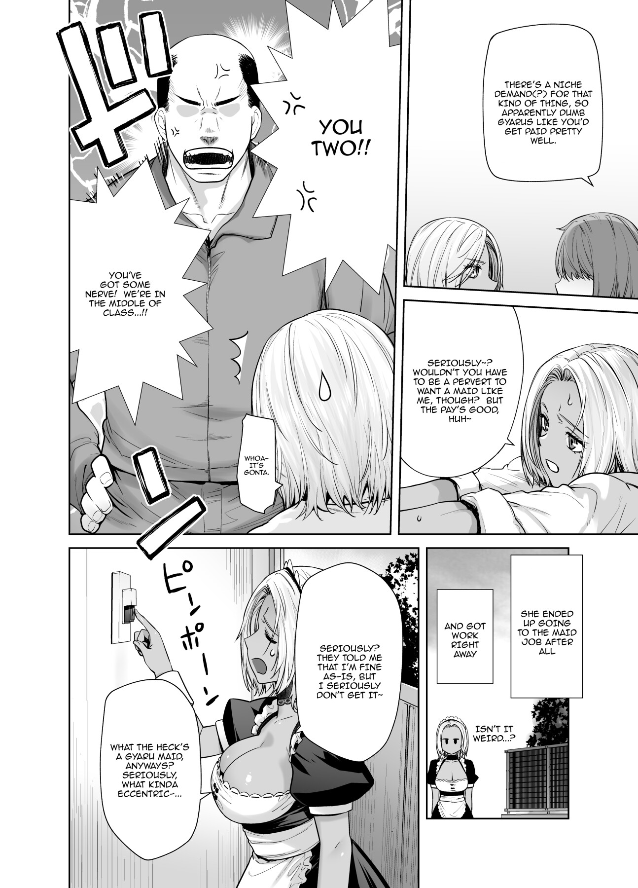 Hentai Manga Comic-The Black Gal Who Became The Homeroom Teacher's Maid-Read-4